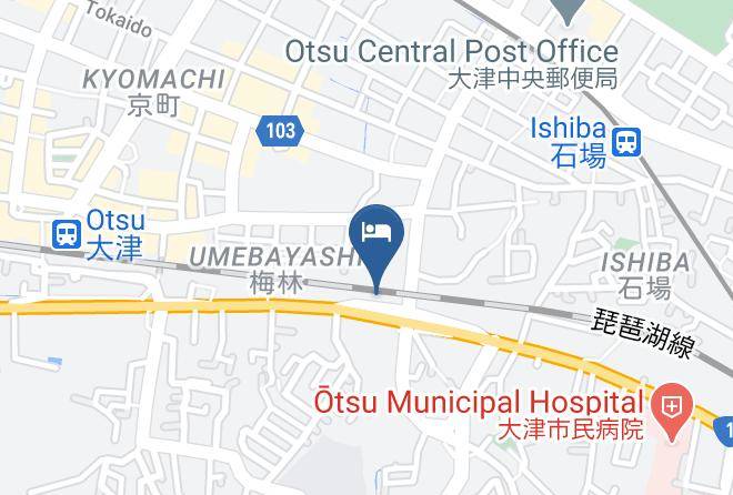 Otsu City - Hotel Alpha 1 Otsu Maps