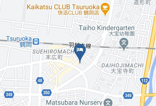 Tsuruoka City - Hotel Alpha 1 Tsuruoka Maps