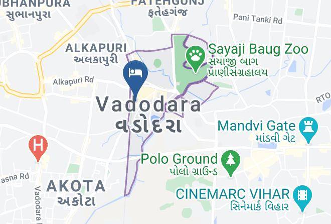Vadodara - Hotel Alpha Maps