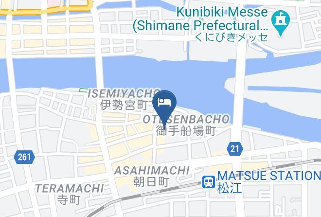 Matsue City - Hotel Alpha One Matsue Maps