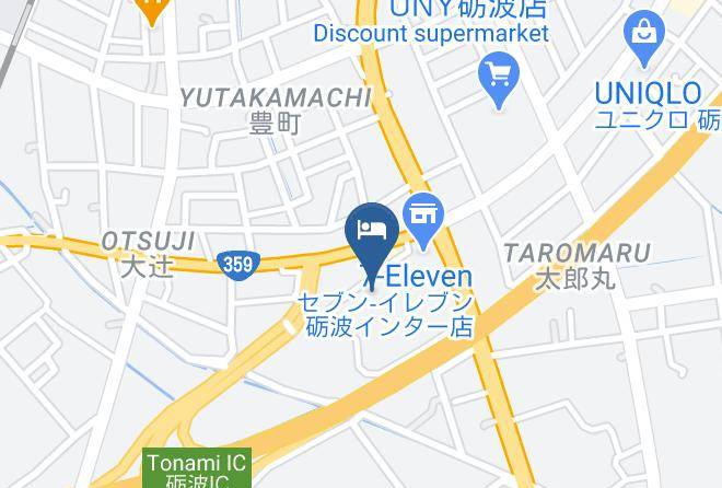 Tonami City - Hotel Alpha One Takaokaekimae Maps