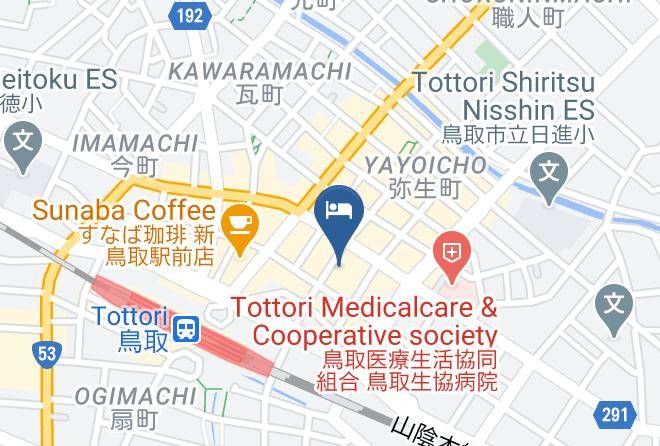 Tottori City - Hotel Alpha One Tottori Maps