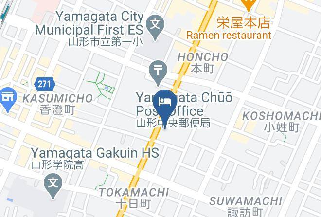 Yamagata City - Hotel Alpha One Yamagata Maps