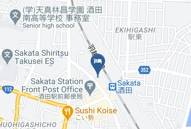 Hotel Alpha 1 Sakata Map