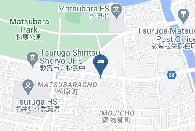 Tsuruga City - Hotel Alpha1 Tsuruga Bypass Maps
