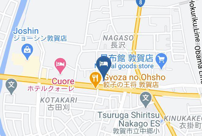 Tsuruga City - Hotel Alpha 1 Tsuruga Bypass Maps