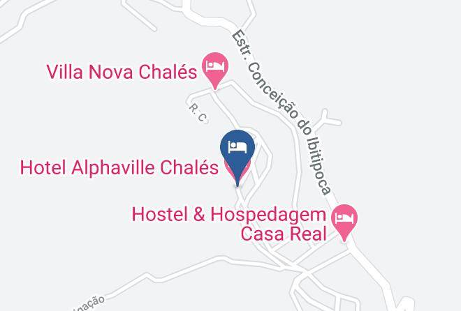Lima Duarte - Hotel Alphaville Chales Maps
