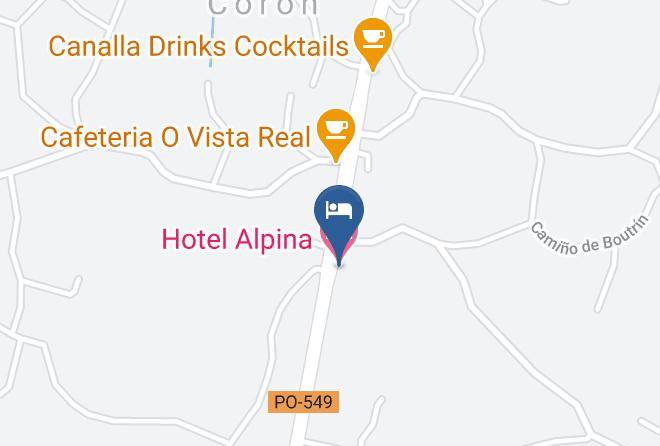 Pontevedra - Hotel Alpina Maps