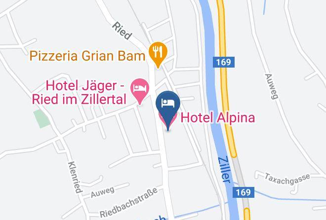 Schwaz - Hotel Alpina Maps