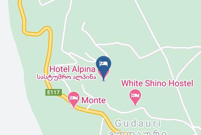 Georgia - Hotel Alpina Maps