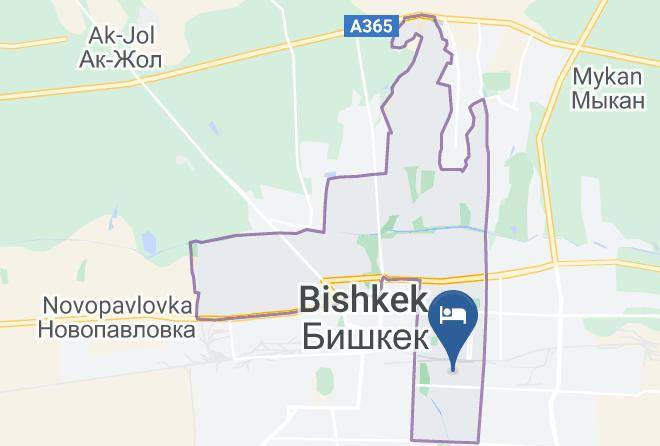 Bishkek - Hotel Alpinist Bishkek Maps