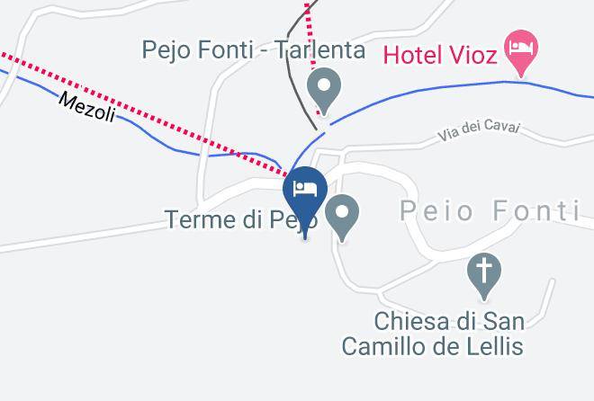 Trento - Hotel Alpino Blue Bay Maps