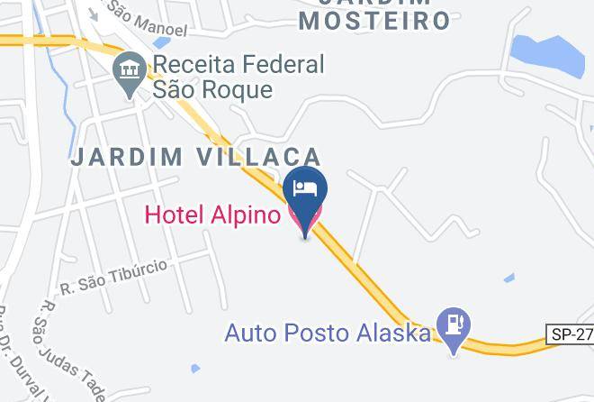 Sao Roque - Hotel Alpino Maps
