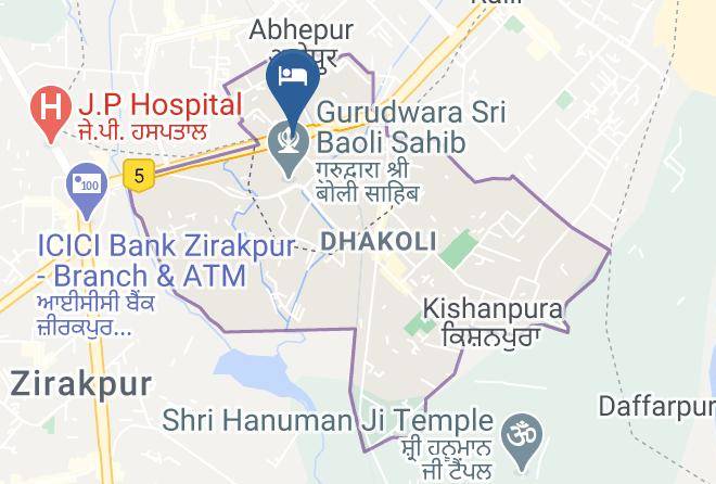 Zirakpur - Hotel Alps Maps