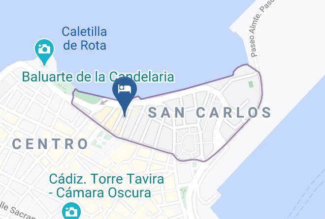 Cadiz - Hotel Alquimia Cadiz Maps