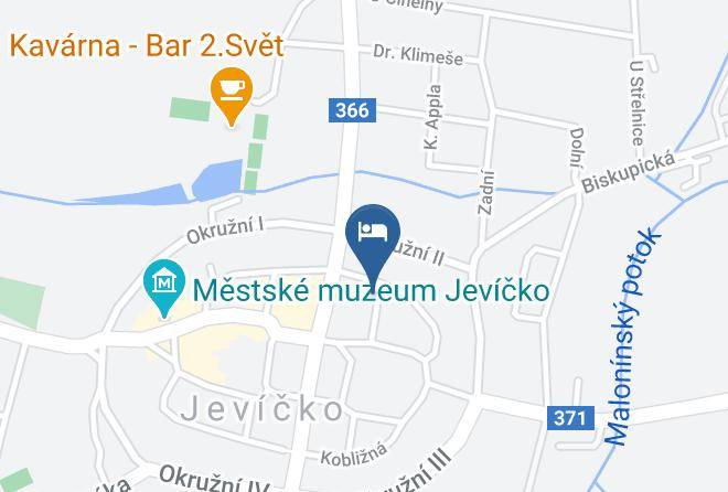 Svitavy - Hotel Alster Jevicko Maps