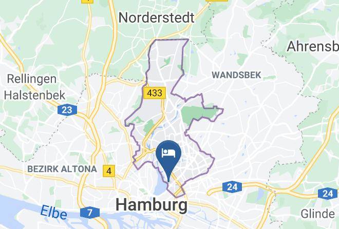 Stadt Hamburg - Hotel Alsterblick Maps