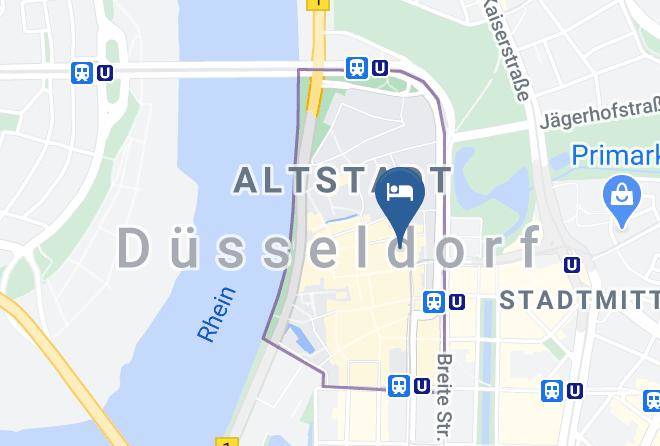 Dusseldorf - Hotel Alt Dusseldorf Maps