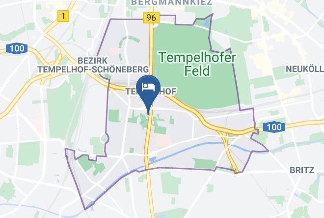 Stadt Berlin - Hotel Alt Tempelhof Maps