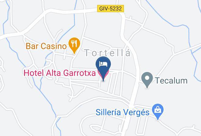 Girona - Hotel Alta Garrotxa Maps