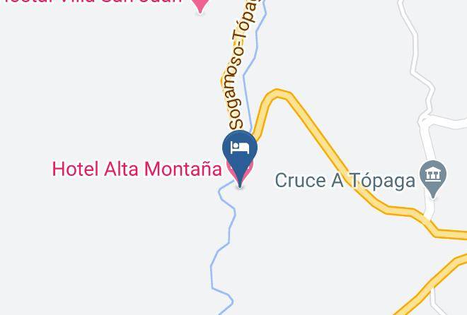 Topaga - Hotel Alta Montana Maps