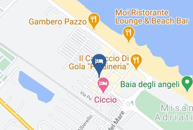 Rimini - Hotel Altair Maps