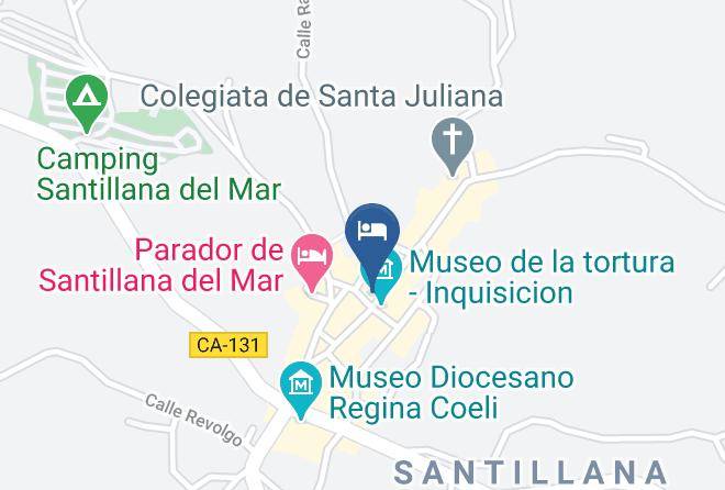 Santillana - Hotel Altamira Maps