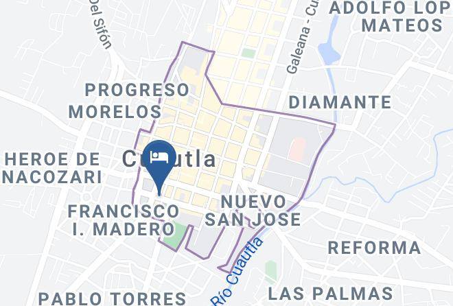 Cuautla - Hotel Altamirano Maps