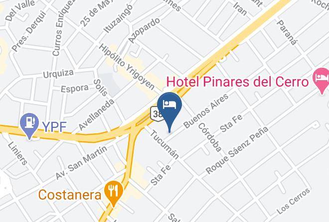 Santa Maria Department - Hotel Altas Cumbres Maps