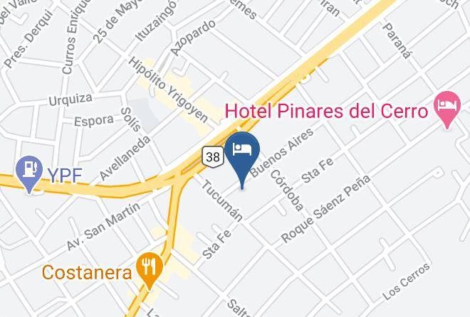 Santa Maria Department - Posada Del Lago Maps