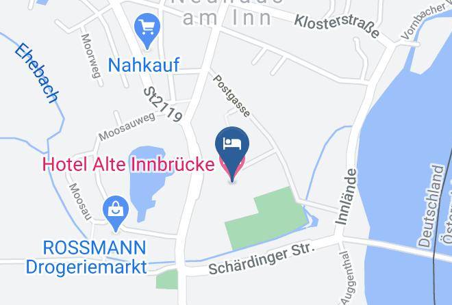 Passau - Hotel Alte Innbrucke Maps