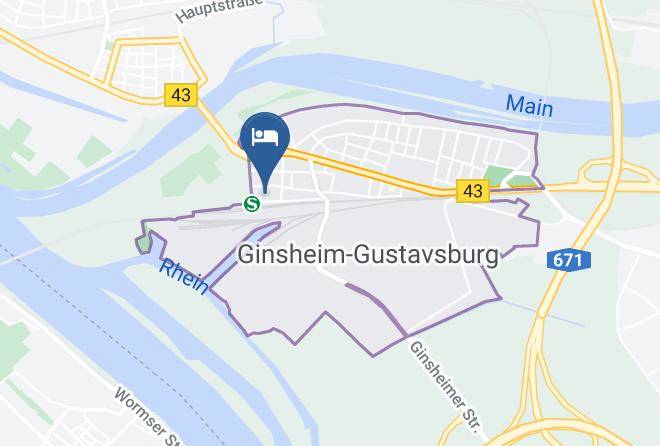 Gros Gerau - Hotel Alte Post Garni Maps