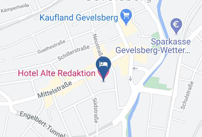 Hotel Alte Redaktion Map
