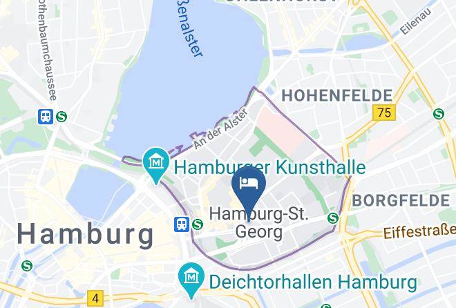 Stadt Hamburg - Hotel Alte Wache Maps
