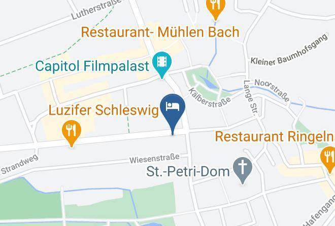 Schleswig Flensburg - Hotel Alter Kreisbahnhof Schleswig Maps