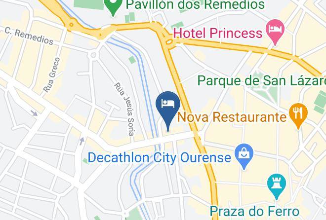 Ourense - Hotel Altiana Maps