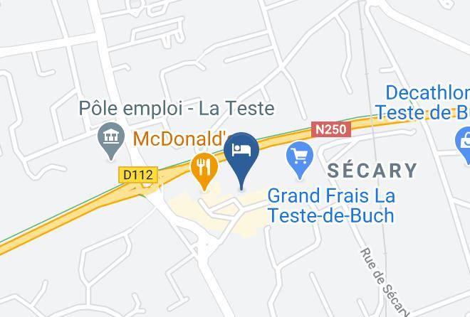 Gironde - Hotel Altica La Teste Sud Maps