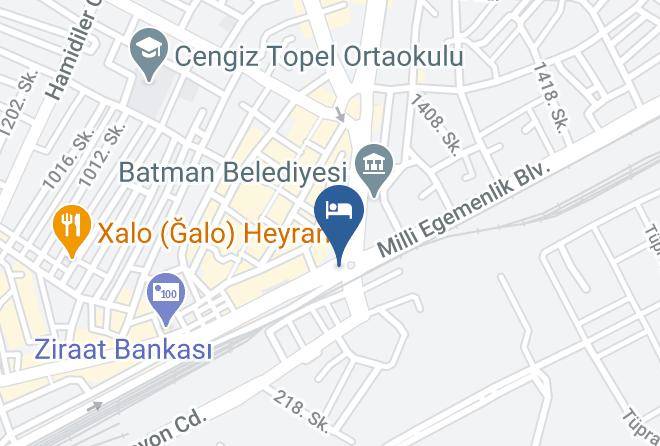 Batman Meydan - Hotel Altinbasak Maps
