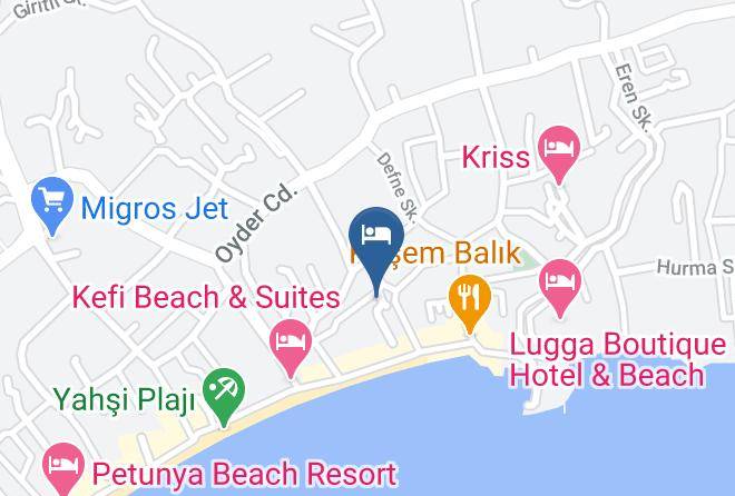 Bodrum - Altinkaya Hotel Maps