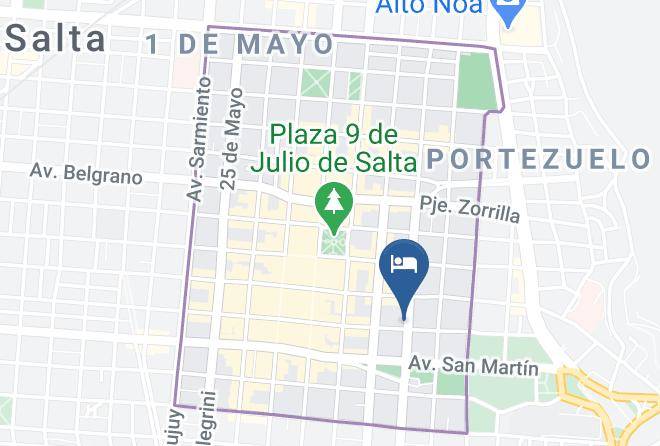 Salta - Hotel Alto Colonial Maps