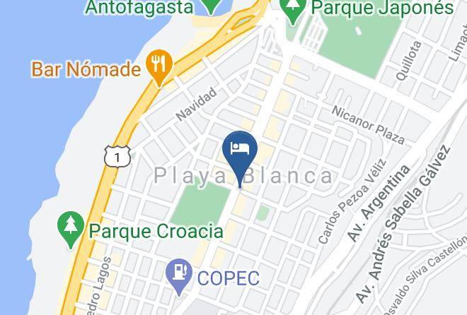 Antofagasta Province - Hotel Alto Del Sol Angamos Maps