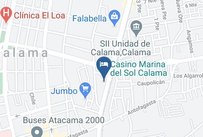 El Loa - Hotel Alto Del Sol Calama Maps