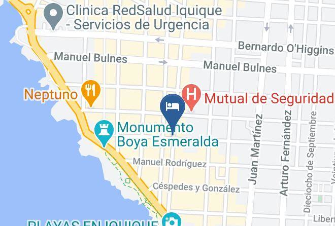 Iquique Province - Hotel Alto Oregon Maps
