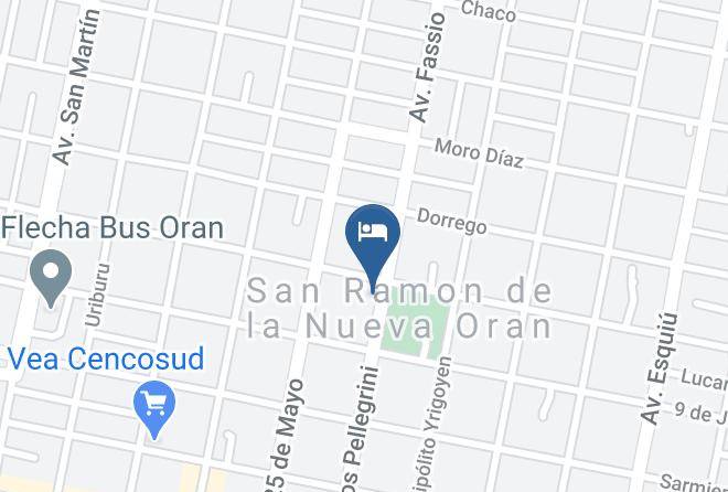 San Ramon De La Nueva Oran - Hotel Alto Verde Maps