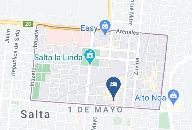 Salta - Hotel Altos De Balcarce Maps