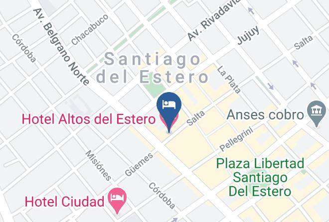 Santiago Del Estero - Hotel Altos Del Estero Maps