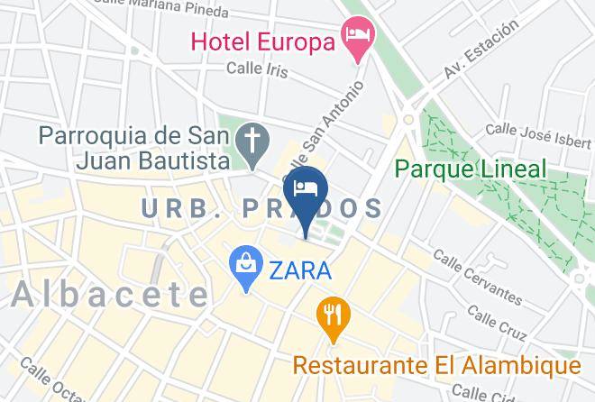 Albacete - Hotel Altozano Maps