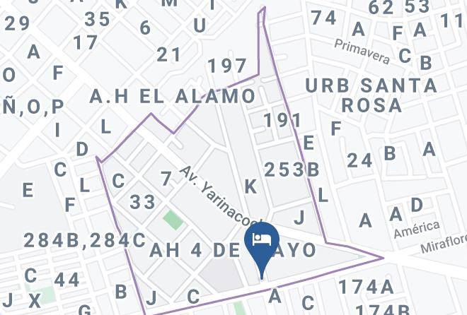 Coronel Portillo - Hotel Aluha Pucallpa Maps