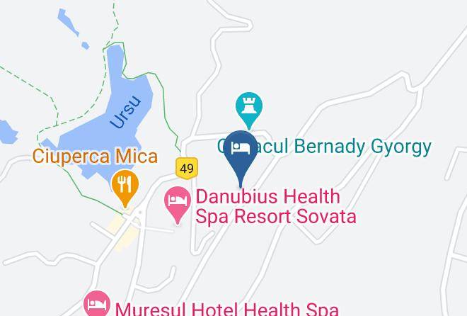 Sovata - Hotel Alunis Health Spa Maps