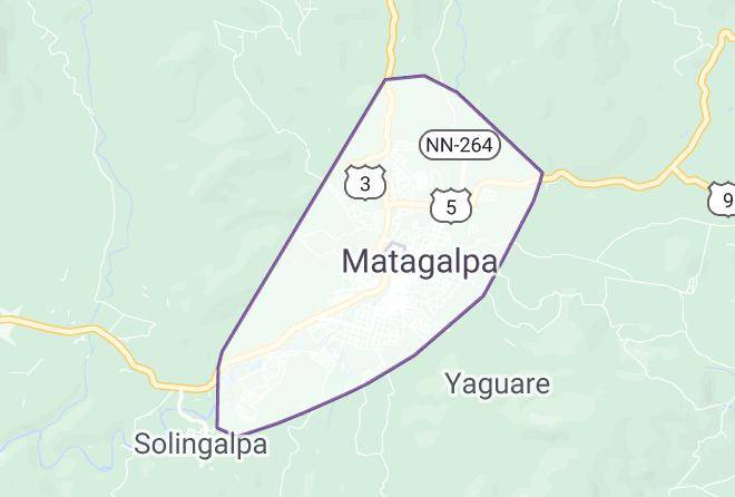 Matagalpa - Hotel Alvarado 2 Maps